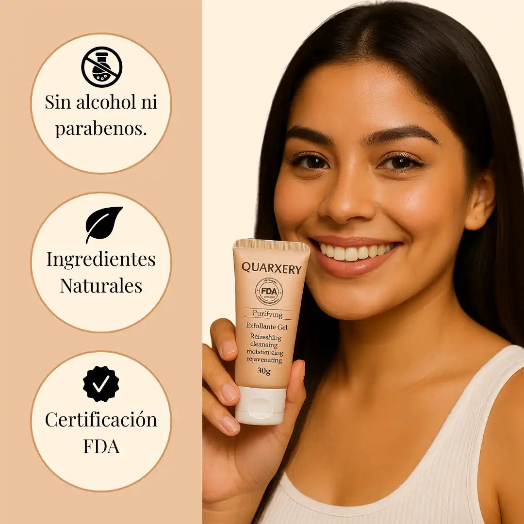 Exfoliante QUARXERY™️| Elimina manchas, puntos negros | Todo tipo de piel