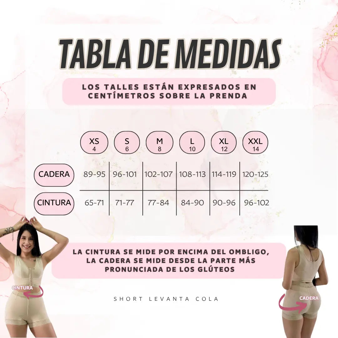 Short Faja Triple Realce De Cola®️ | Push Up | Colombiano🇨🇴